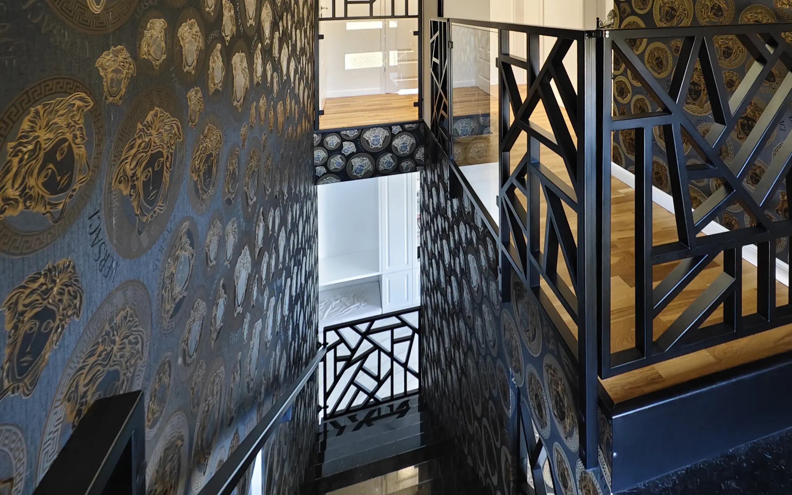 balustrada asymetryczna nowoczesna ilza