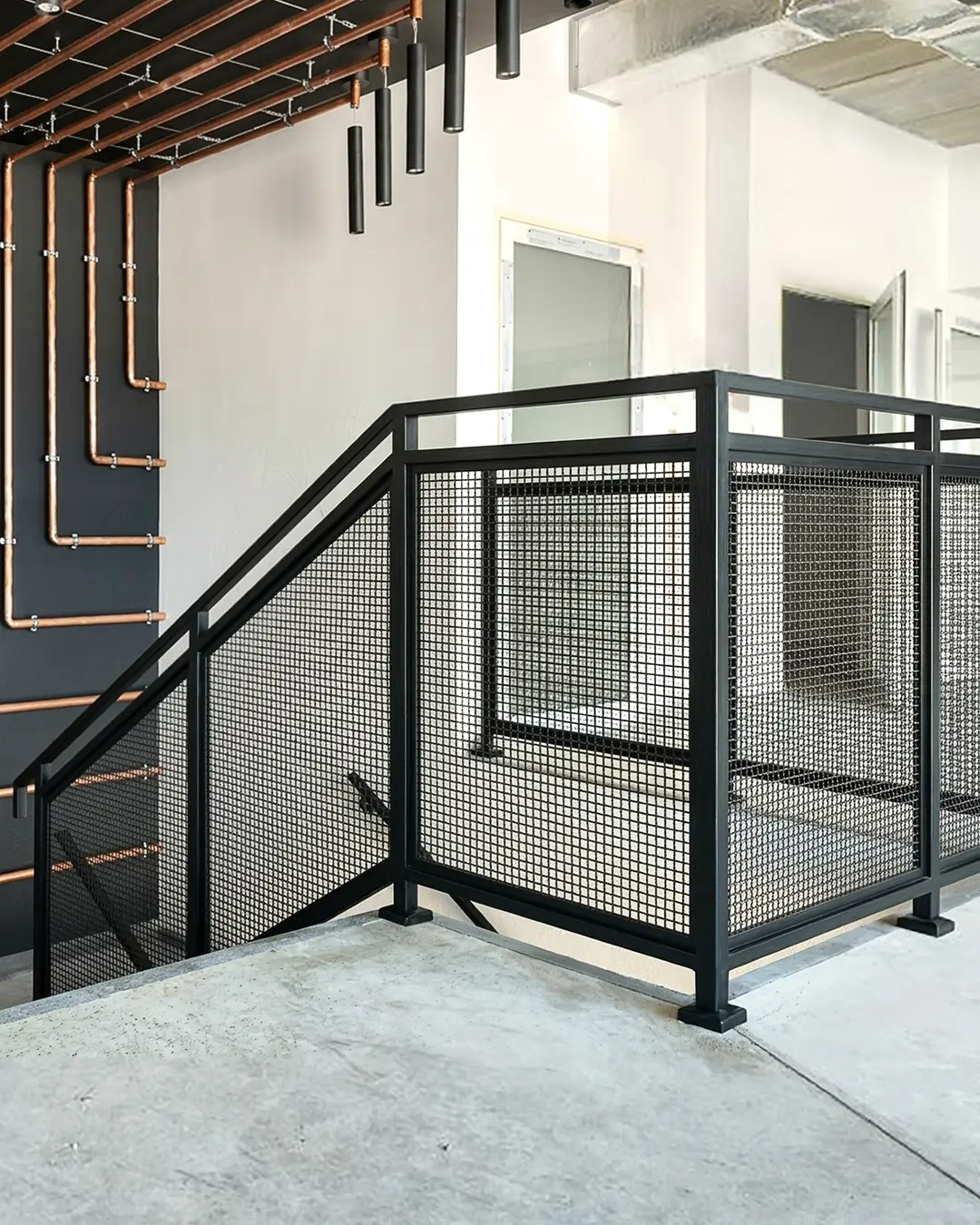 balustrada z siatki plecionej progresmet