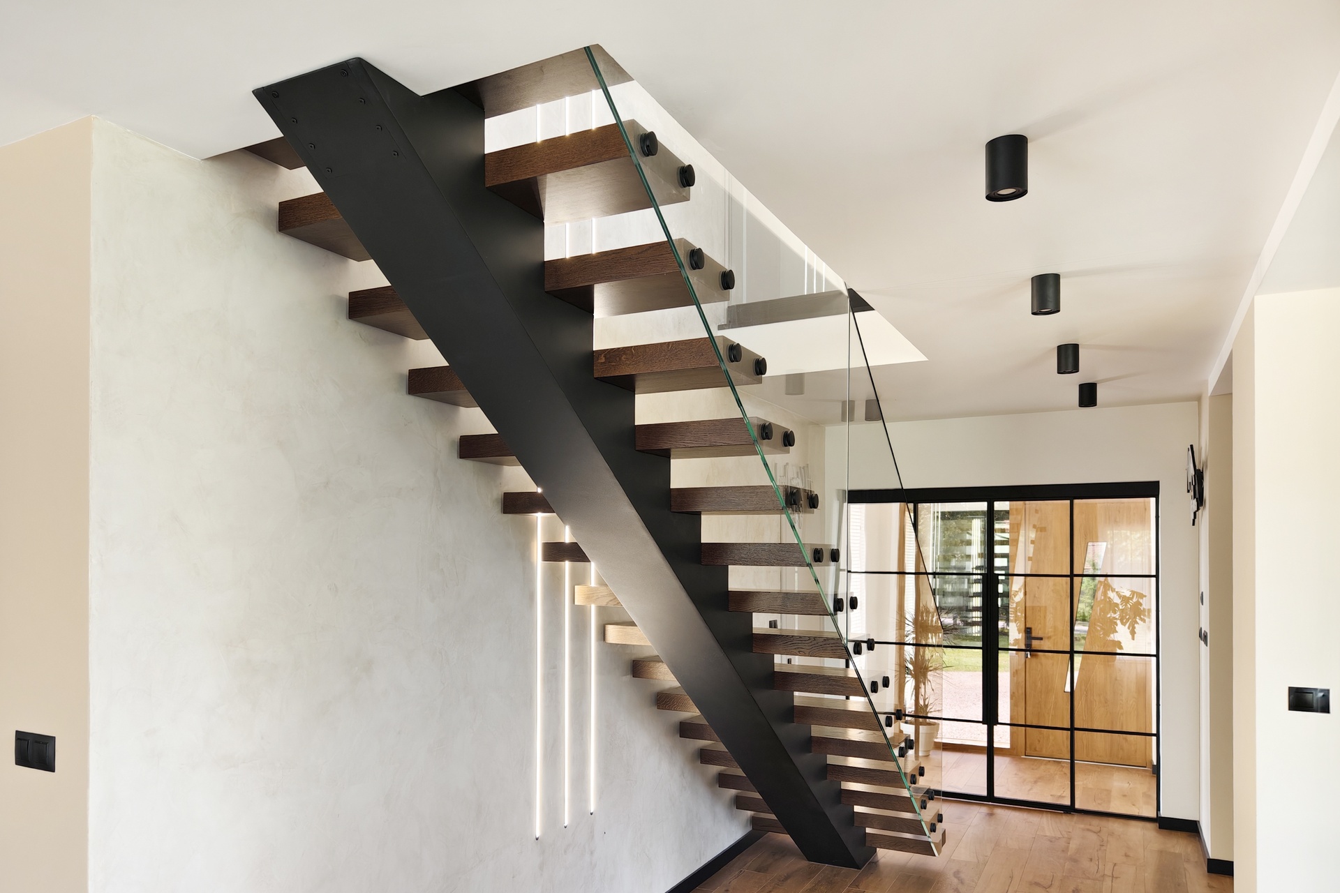 schody loftowe na konstrukcji stalowej premium