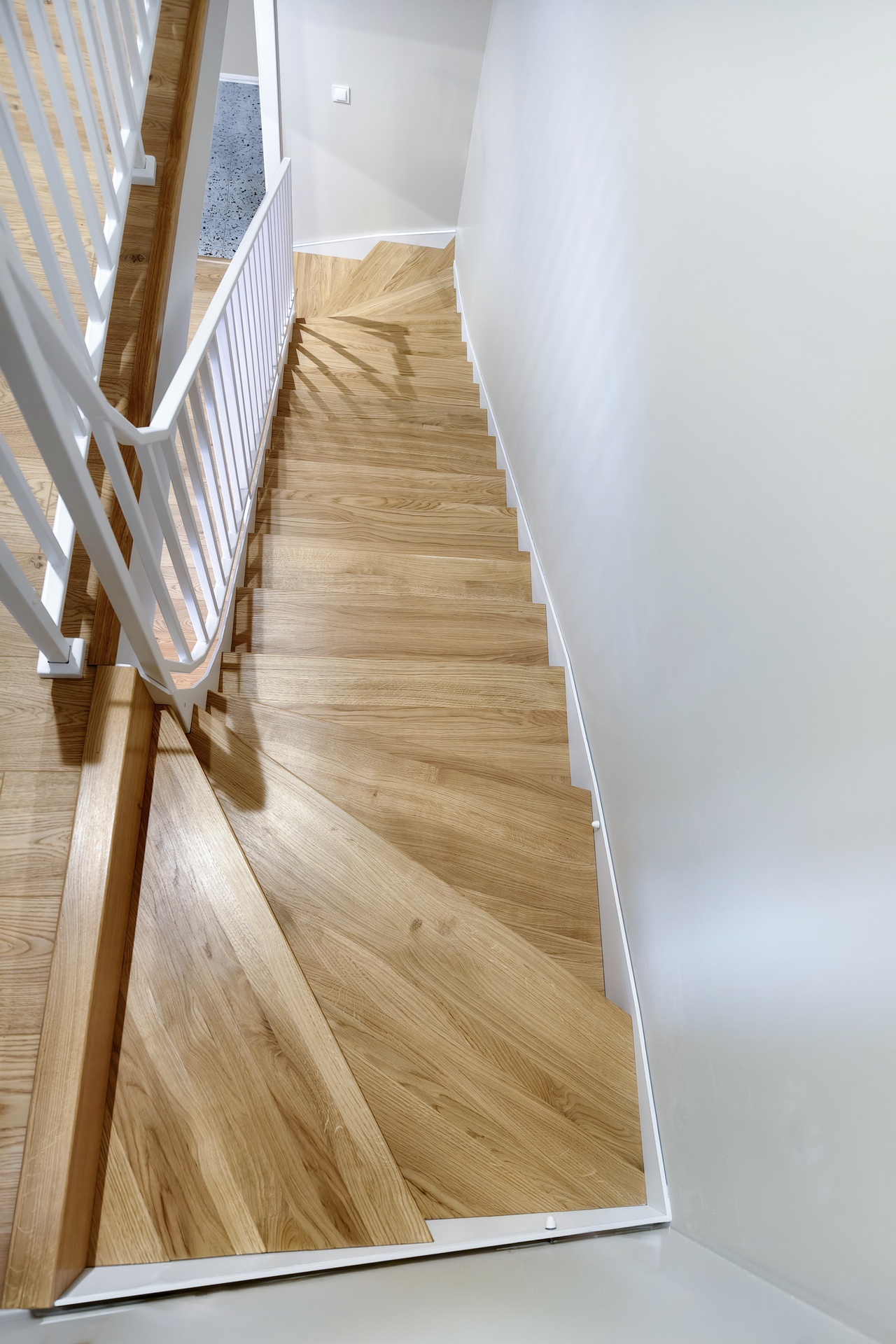 stopnie lite debowe widok gora